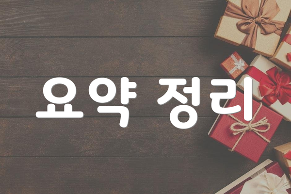 요약 정리