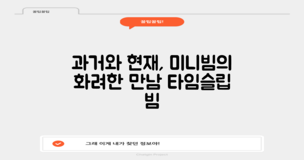 미니빔, 과거와 현재의 만남