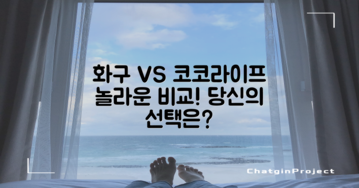 이전 화구 vs 코코라이프