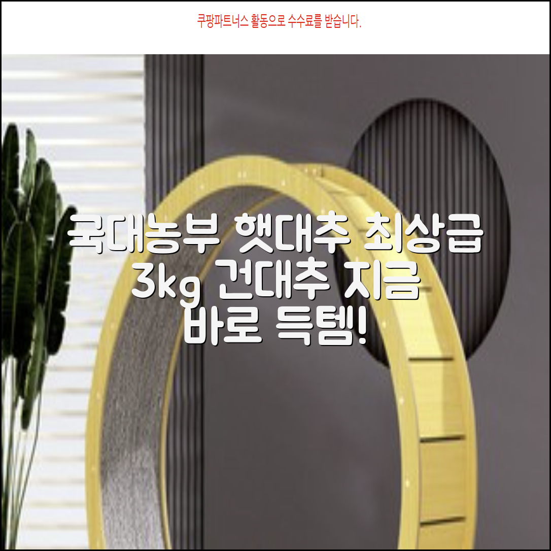 국대농부 경산 햇대추 건대추, 3kg(특초), 1개 추천 리뷰