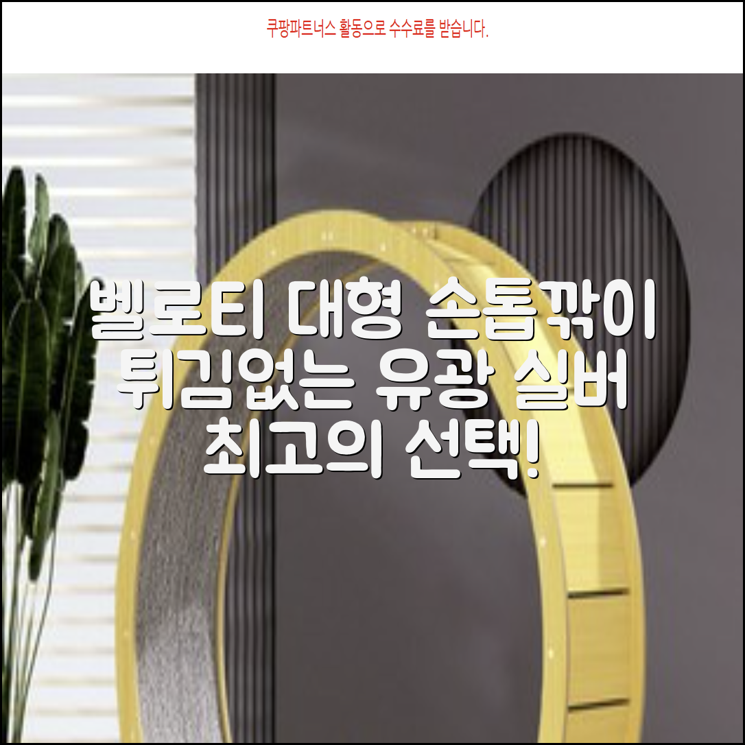 벨로티 손톱이 튀지않는 대형 손톱깎이, 유광실버, 1세트 추천 리뷰